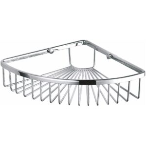 Single Corner Wire Basket – Chrome