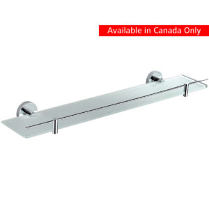 Aqua Rondo Glass Shelve – Chrome