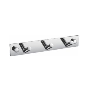 Aqua Chiaro Robe Hook W/ 3 Hooks – Chrome