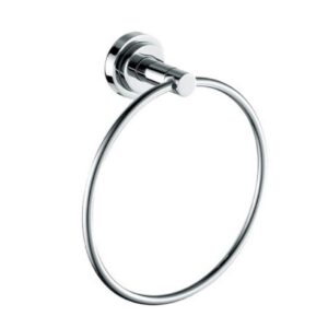 Aqua Rondo Towel Ring – Chrome