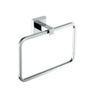 Aqua PIAZZA Towel Ring – Chrome