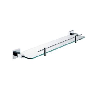 Aqua PIAZZA Glass Shelve – Chrome