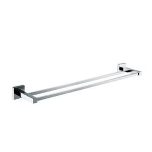 Aqua PIAZZA 24″ Double Towel Bar – Chrome