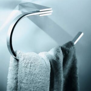 Aqua FINO Towel Ring – Chrome