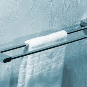 Aqua FINO 24″ Double Towel Bar – Chrome