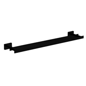 AQUA PLATO 24” DOUBLE TOWEL BAR – Matte Black