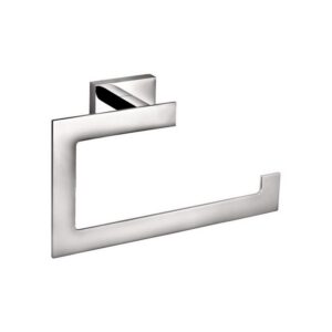 Aqua PLATO Towel Ring – Chrome