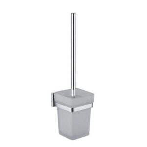 Aqua Nuon Toilet Brush W/ Frosted Glass Cup