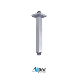 Aqua Piazza Shower Set w/ 8″ Ceiling Mount Square Rain Shower, Handheld and Tub Filler