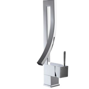 Aqua Elegance Single Lever Wide Spread Faucet – Chrome
