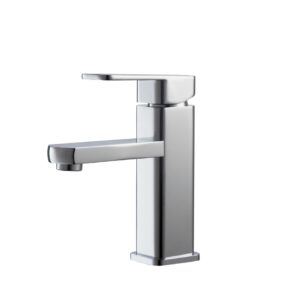 Aqua Soho Single Lever Wide Spread Bathroom Vanity Faucet – Chrome