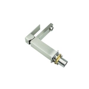 Aqua Kubo Single Lever Bathroom Vanity Faucet – Brushed Nickel