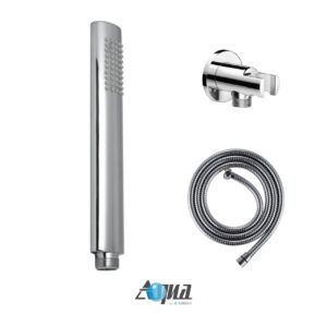 Aqua Rondo Shower Set w/ 12″ Rain Shower, Handheld and Tub Filler