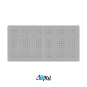 Aqua Piazza by KubeBath 40″ Super Slim Square Rain Shower Head