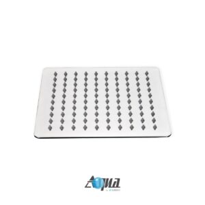 Aqua Piazza by KubeBath 8″ Super Slim Square Rain Shower Head