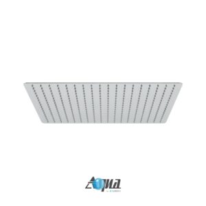 Aqua Piazza by KubeBath 20″ Super Slim Square Rain Shower Head