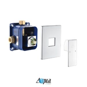 Aqua Piazza by KubeBath 2-Way Rough-In Valve W/ Cover Plate, Handle and Diverter