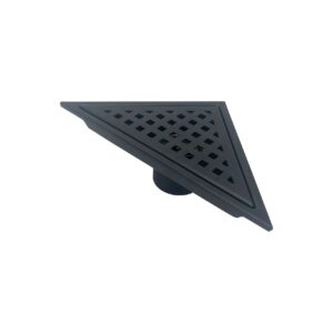 6.5″ Triangle Stainless Steel Pixel Grate – Matte Black
