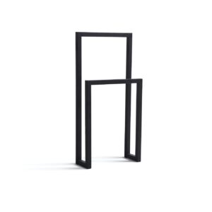 Cisco by KubeBath Free Standing Towel Rack – Matte Black
