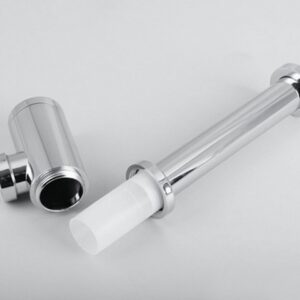 KubeBath Space Saving P-Trap in Chrome Finish