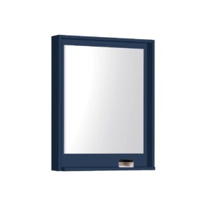24″ Wide Mirror w/ Shelf – Navy Blue