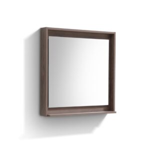 30″ Wide Mirror w/ Shelf – Butternut