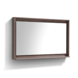 48″ Wide Mirror w/ Shelf – Butternut