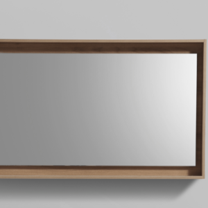 48″ Wide Mirror w/ Shelf – Honey Oak