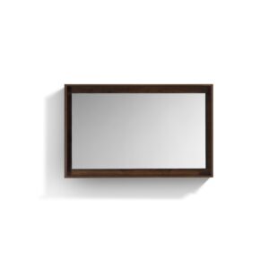 48″ Wide Mirror w/ Shelf – Rosewood