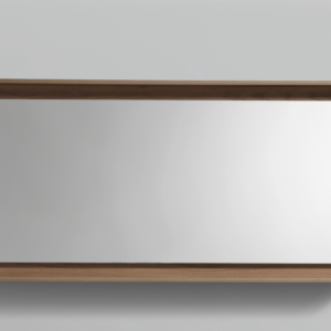 60″ Wide Mirror w/ Shelf – Honey Oak