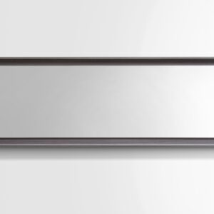 80″ Wide Mirror w/ Shelf – Gray Oak