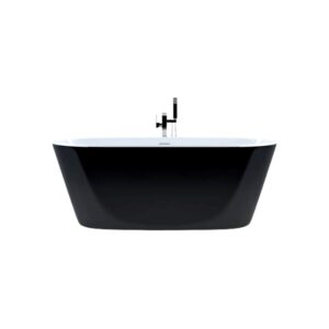 Ovale 59″ Free Standing Bathtub – Black