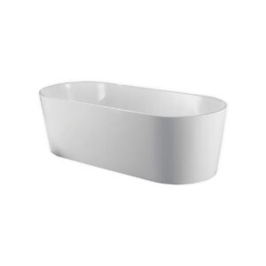 Ovale 63” White Free Standing Bathtub