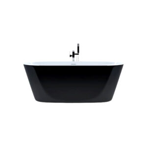 OVALE 67″ Free Standing Bathtub – Black