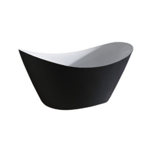 Luna 68″ Free Standing Bathtub – Black