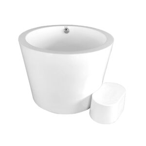 Kube Lagar 43″ Free Standing Bathtub – White