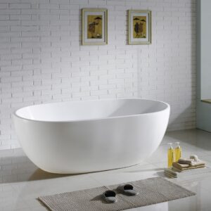 Vernice 67″ Free Standing Bathtub – Matte White