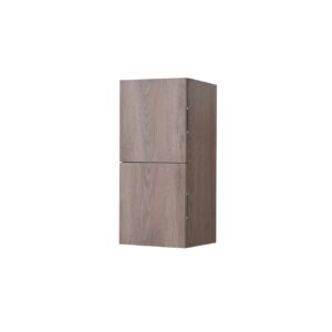 Bathroom Butternut Linen Side Cabinet w/ 2 Storage Areas